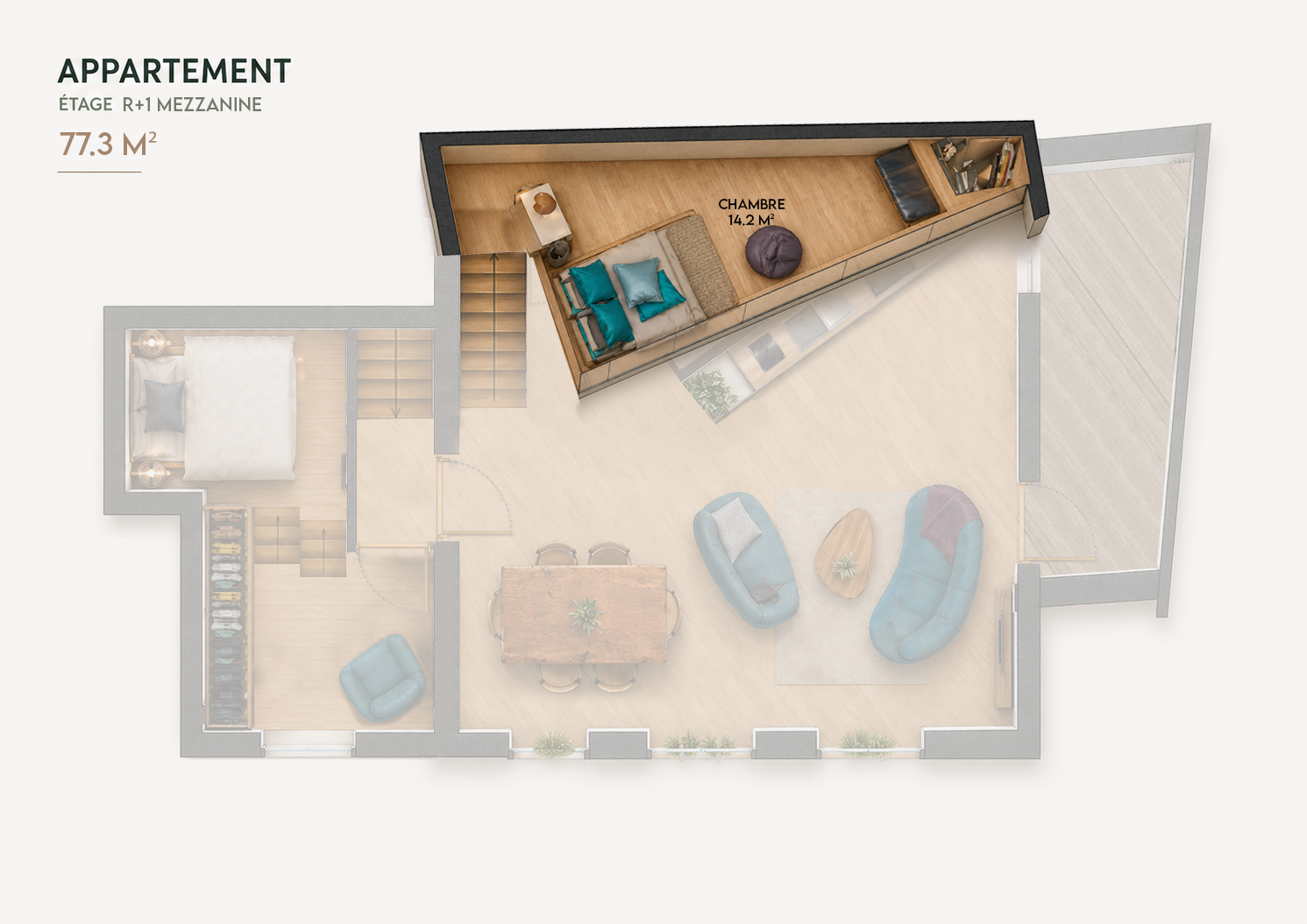 Plan de la mezzanine