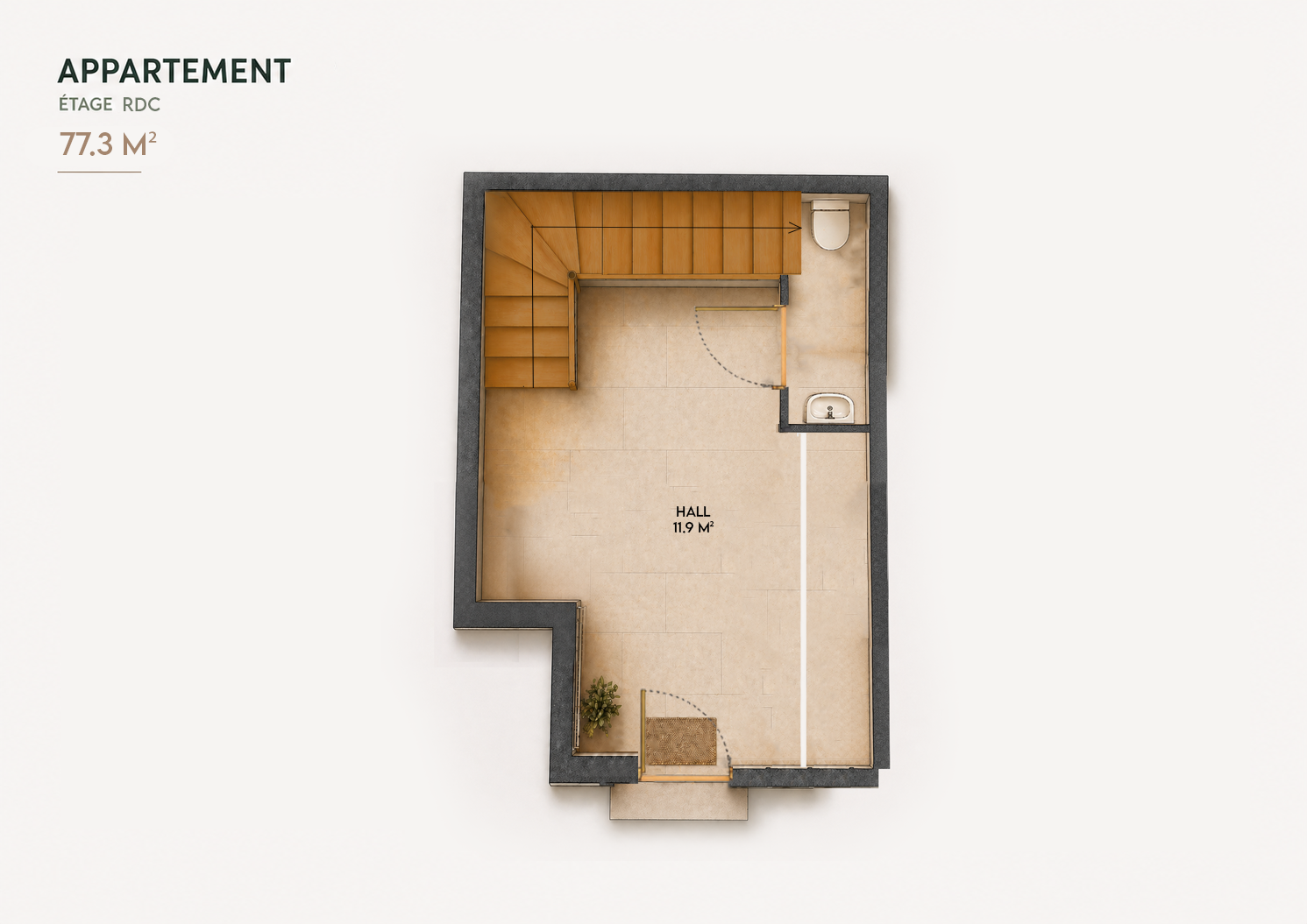 Plan du rez-de-chaussée